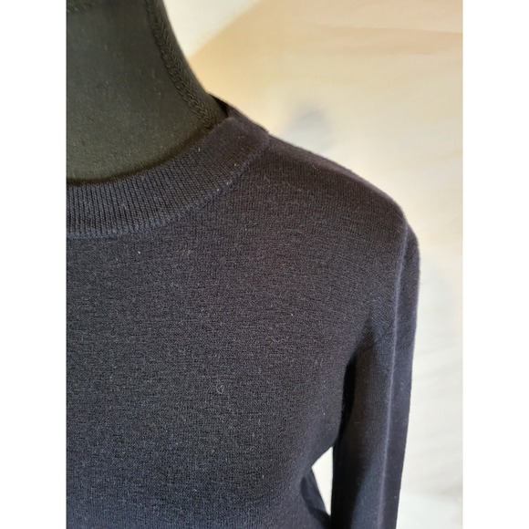 Jarbo Size 2 Black 100% Merino Wool Sweater - Picture 2 of 7